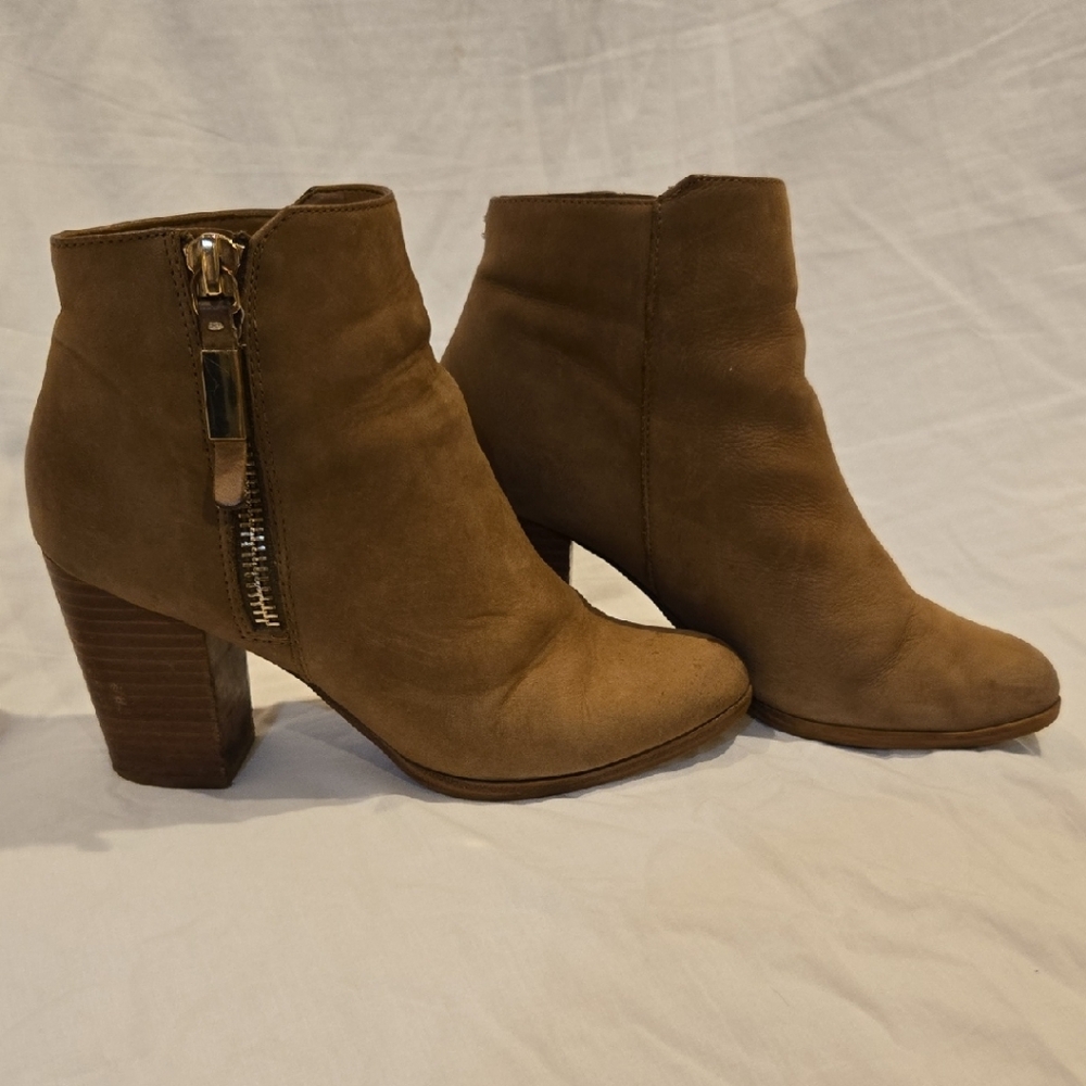 Tan Suede Ankle Boots